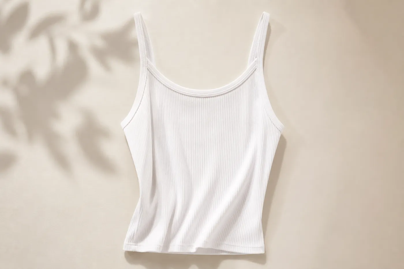 Ribbed Cotton Camisole